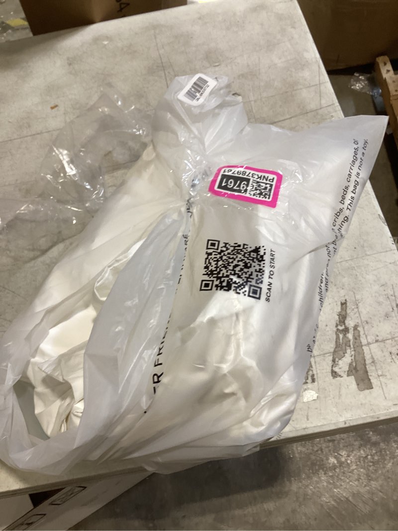 White bed sheet