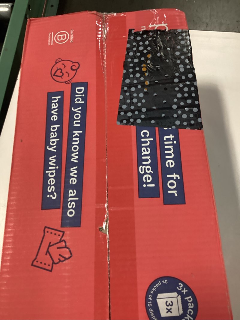 Condition photo showing New/Like New for pura hypoallergenic diaper pants size 8 (41+ lbs) overnight, up to 12 hours leak protection, suitable for sensitive skin, totally chlorine free, soft organic cotton, 3 packs of 15 (45 pull up pants) size 8 45
