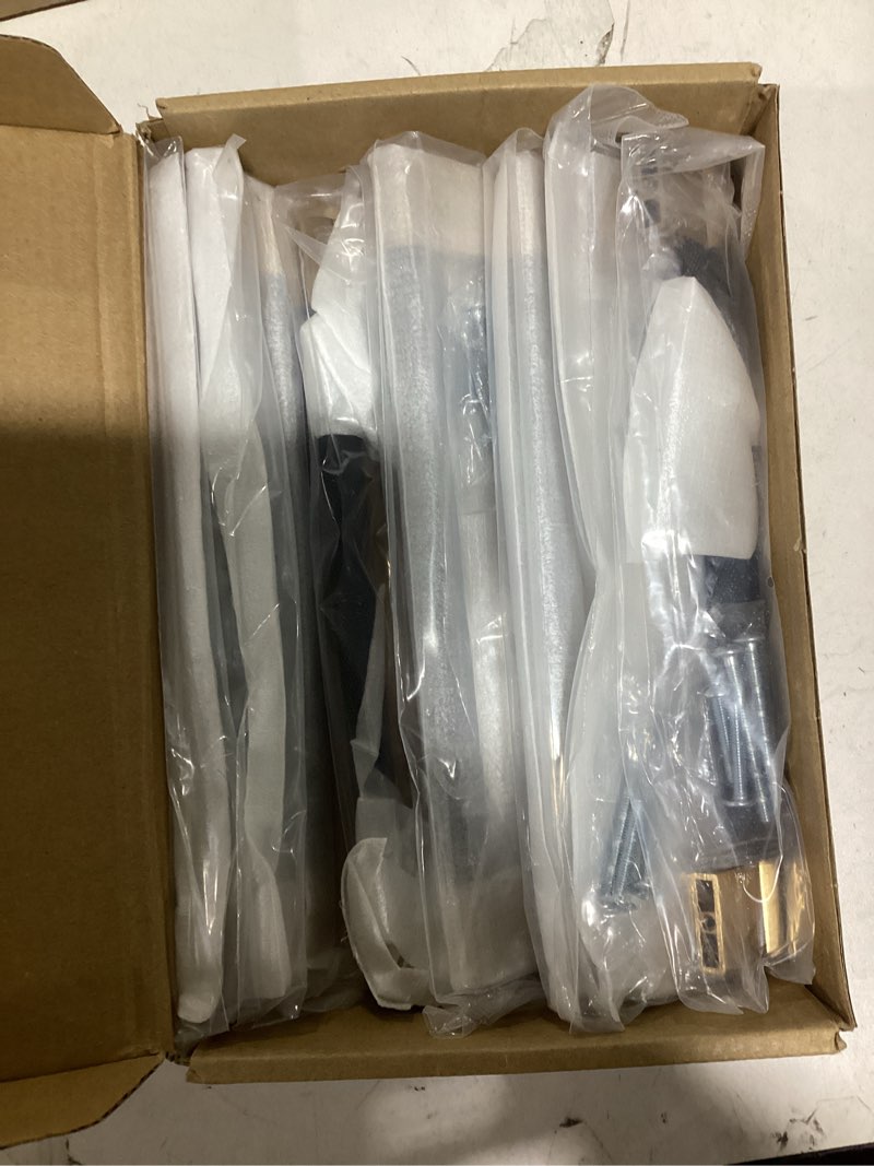 Condition photo showing Good Condition for Asidrama 10 Pack 7.5 Inch(192mm) Matte Black and Champagne Bronze Knurled Kitchen Cabinet Handles, Cabinet Pulls Kitchen Cabinet Hardware for Cupboard Drawer Pulls 7.5" Hole Center 10 Pack Black-Champagne Bronze