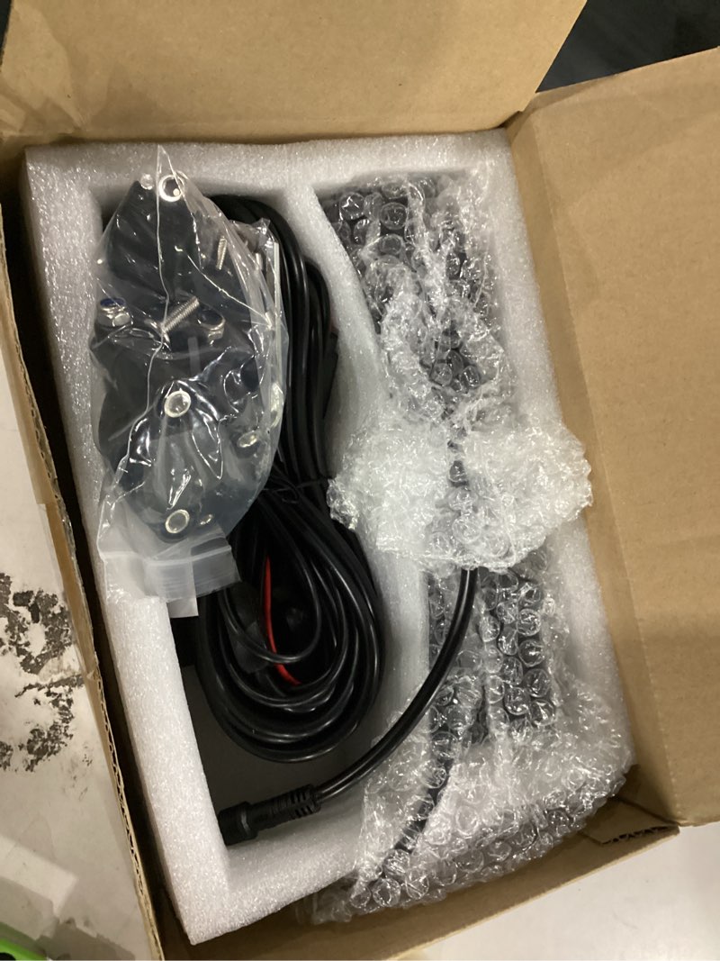 Condition photo showing New/Like New for motorcycle auxiliary lights kit led spot motorcycle driving fog light pods with switch wiring harness clamp mount brackets kit for r1200gs f800gs adv adventure touring streetbike 40w