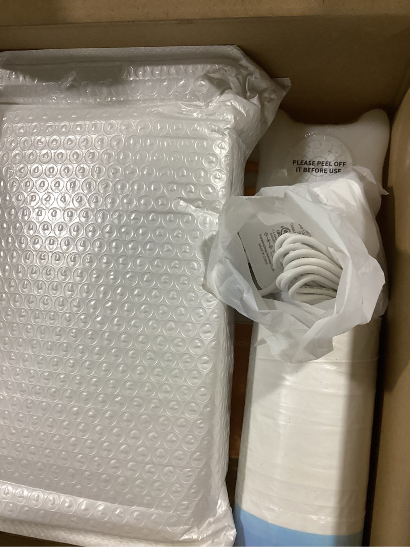 Condition photo showing As Is for Upgraded Automatic Litter Box Self Cleaning, with Raised Step, Open Top Large Capacity for Multiple Cats, Odor Control & Safety Protection & Smart App Control Health Monitoring & Quiet Operation