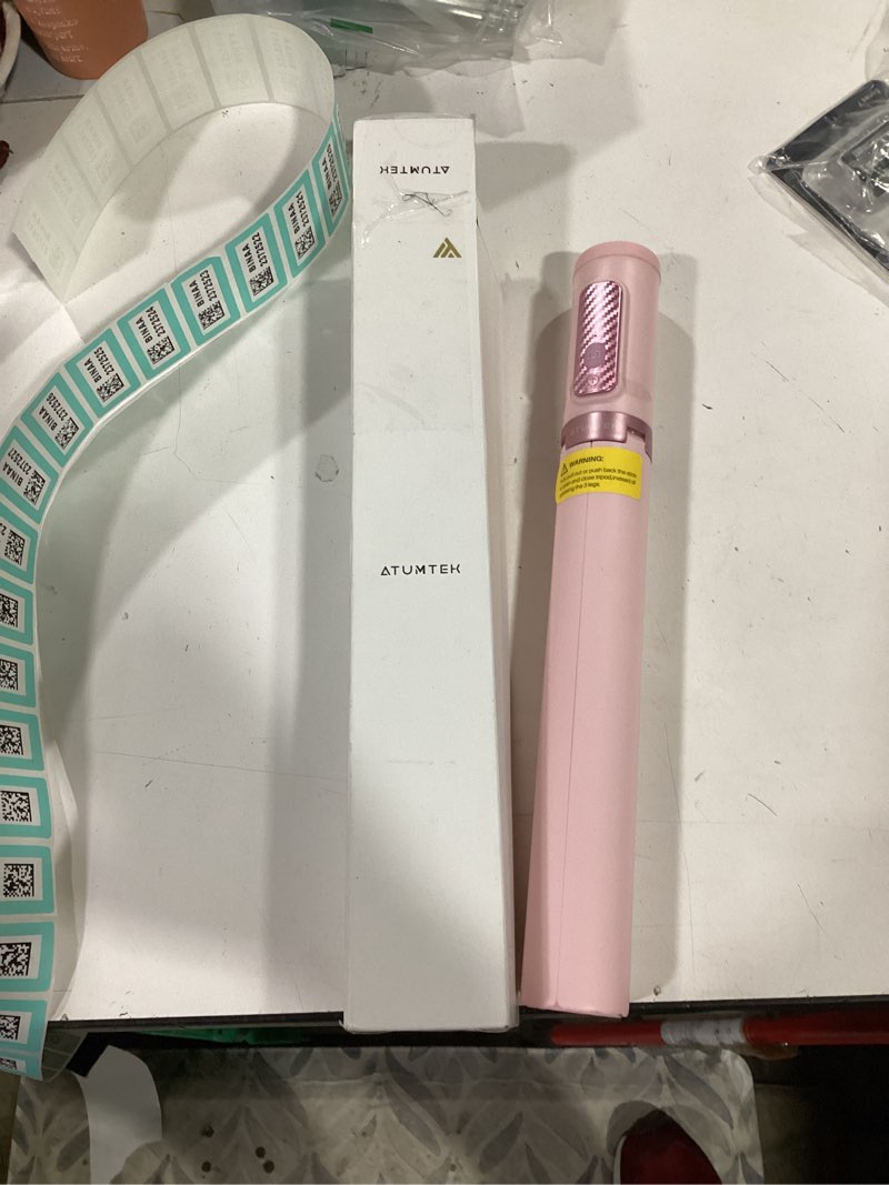 Condition photo showing New/Like New for atumtek 55" selfie stick tripod, all-in-one extendable aluminum phone tripod with rechargeable bluetooth remote for iphone and more, fitting 4.7-7 inch smartphones, pink 55'' pink