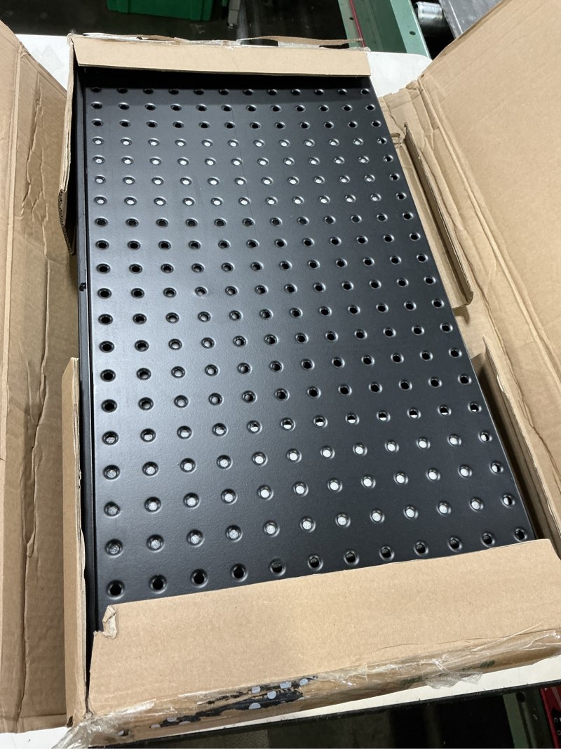 Condition photo showing Good Condition for ultrawall 4 pcs metal pegboard wall panels, peg boards for garage tool storage black 4pc