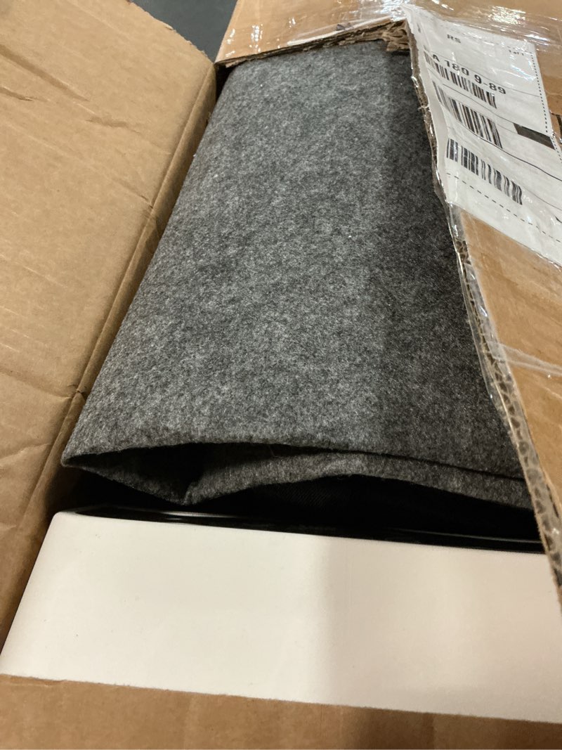 Condition photo showing As Is for upgraded portable sauna, steam sauna for home with steamer, remote control, folding chair, 9 levels, 2.6’ x 2.6’ x 5.9’
