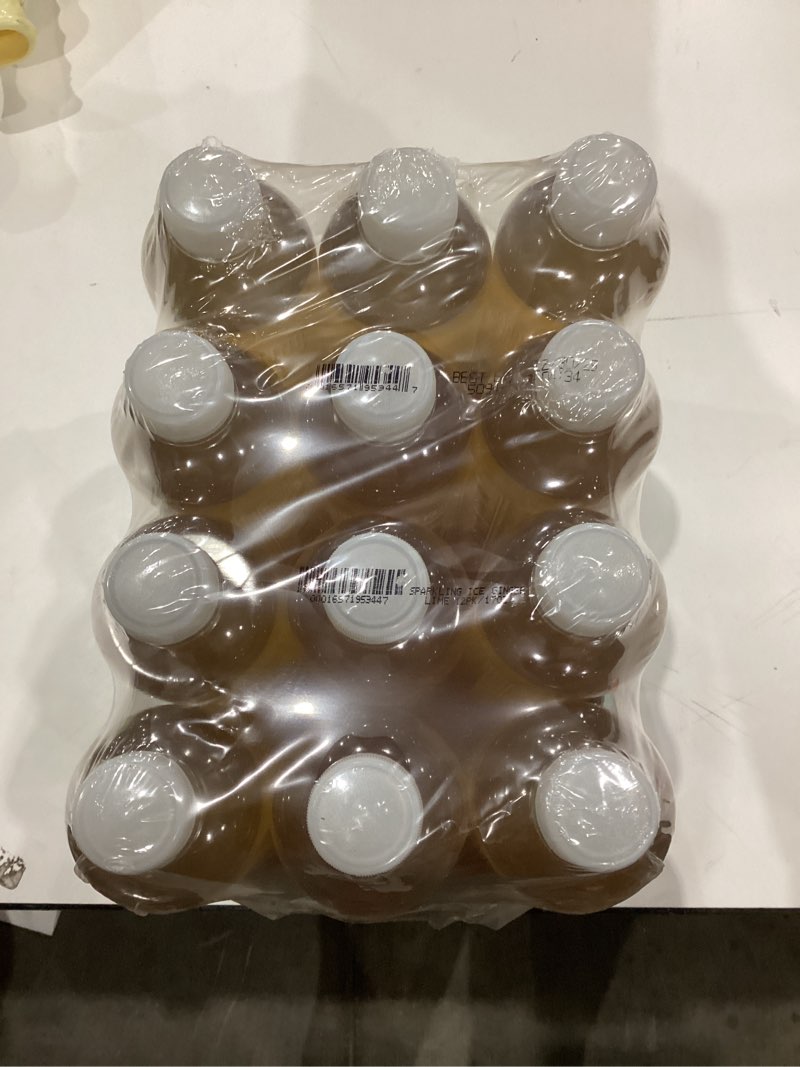 Condition photo showing As Is for Sparkling Ice, Ginger Lime Sparkling Water, Zero Sugar Flavored Water, with Vitamins and Antioxidants, Low Calorie Beverage, 17 fl oz Bottles (Pack of 12)