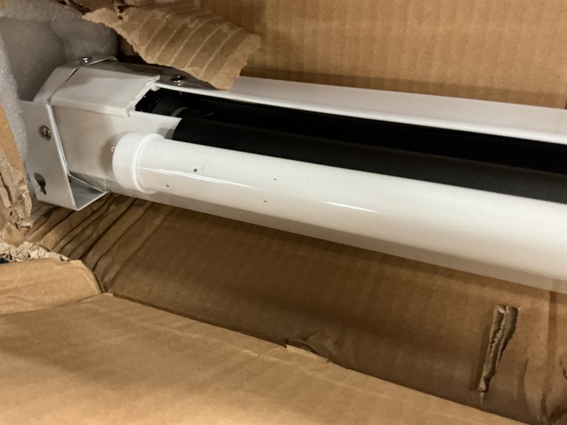 Condition photo showing Good Condition for Elite Screens Spectrum, 84-inch Diag 4:3, Electric Motorized 4K/8K Ready Drop Down Projector Screen