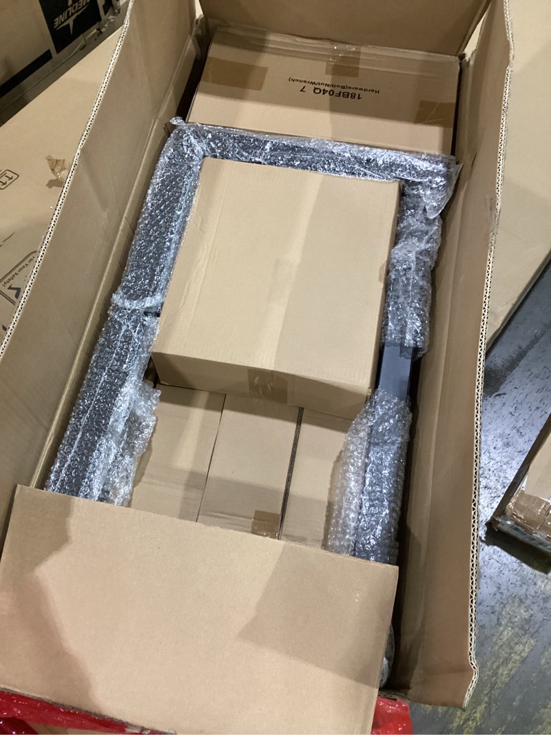 Condition photo showing New/Like New for Olee Sleep 18 Inch Heavy Duty Steel Slat Anti-Slip Support, Easy Assembly Platform Bed Frame, Noise Free Steel Mattress Foundation, Maximum Storage, No Box Spring Needed, Black, Queen Size 18 Inch Non-Folable Queen