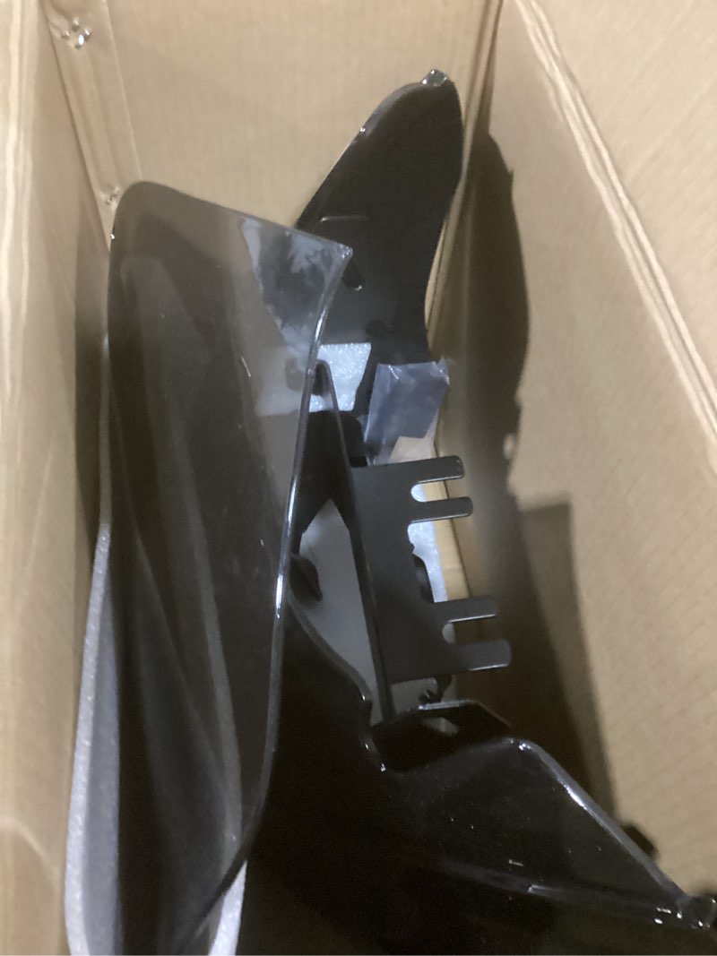 Condition photo showing Good Condition for fatecim headlight fairing with 15'' smoke windshield windscreen for harley dyna t-sport fxdxt fxd fxdc fxdb fxdl fxdls