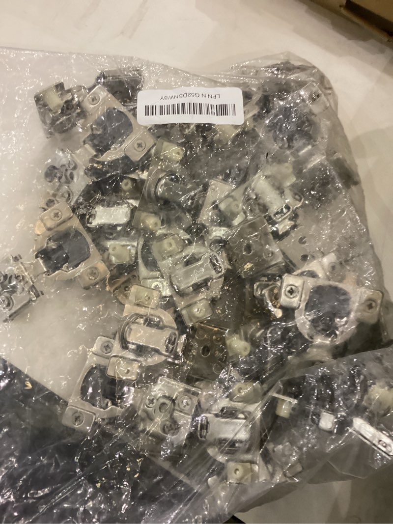 decobasics 30 pack soft close cabinet hinges – 1/2" overlay for kitchen cabinet doors, slow self-clo