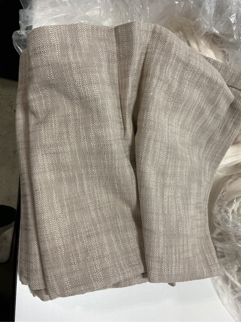 Condition photo showing Good Condition for textured cotton curtain (48x 48in)