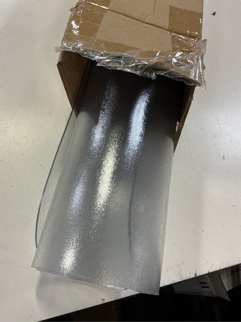 Condition photo showing Good Condition for kuyal desk chair mat for carpet, 36'' x 48'' rectangle transparent mats for chairs good for desks, office and home, easy glide, protects floors for low and no pile carpeted floors 36"x48" for carpet