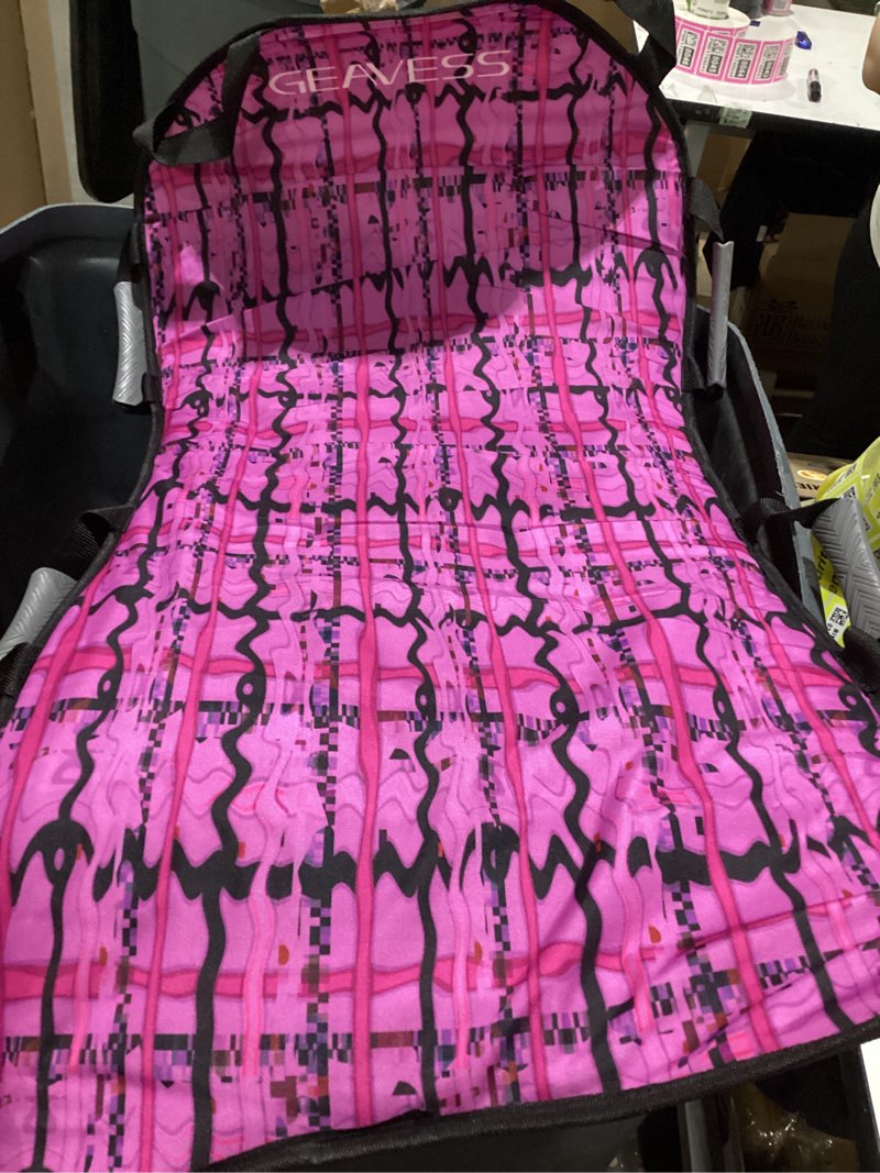 Condition photo showing Good Condition for 45"×18" Foldable Snow Sled, Portable and Lightweight, Strong and Durable, Sturdy Fabric Stitching, Handles with Steering, Fits 2 Children or 1 Adult, Kids Snow Winter Fun Gift (Pink)