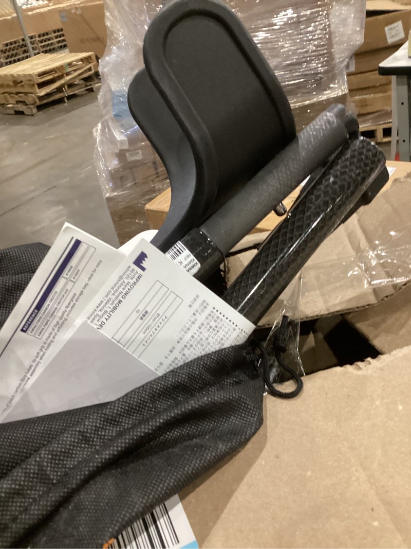 Condition photo showing Good Condition for kmina foldable forearm crutches of carbon fiber (x2 units), open cuff, lightweight, folding crutches, made in europe, pro model