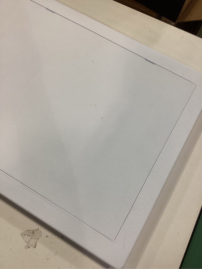 Condition photo showing As Is for Suteck Plumbing Access Panel for Drywall Ceiling 14 x 29 Inch Reinforced Plastic Wall Access Doors Removable Hinged White 14 x 29 inch White