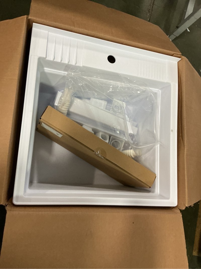 Condition photo showing Good Condition for Project Source Freestanding Utility Tub