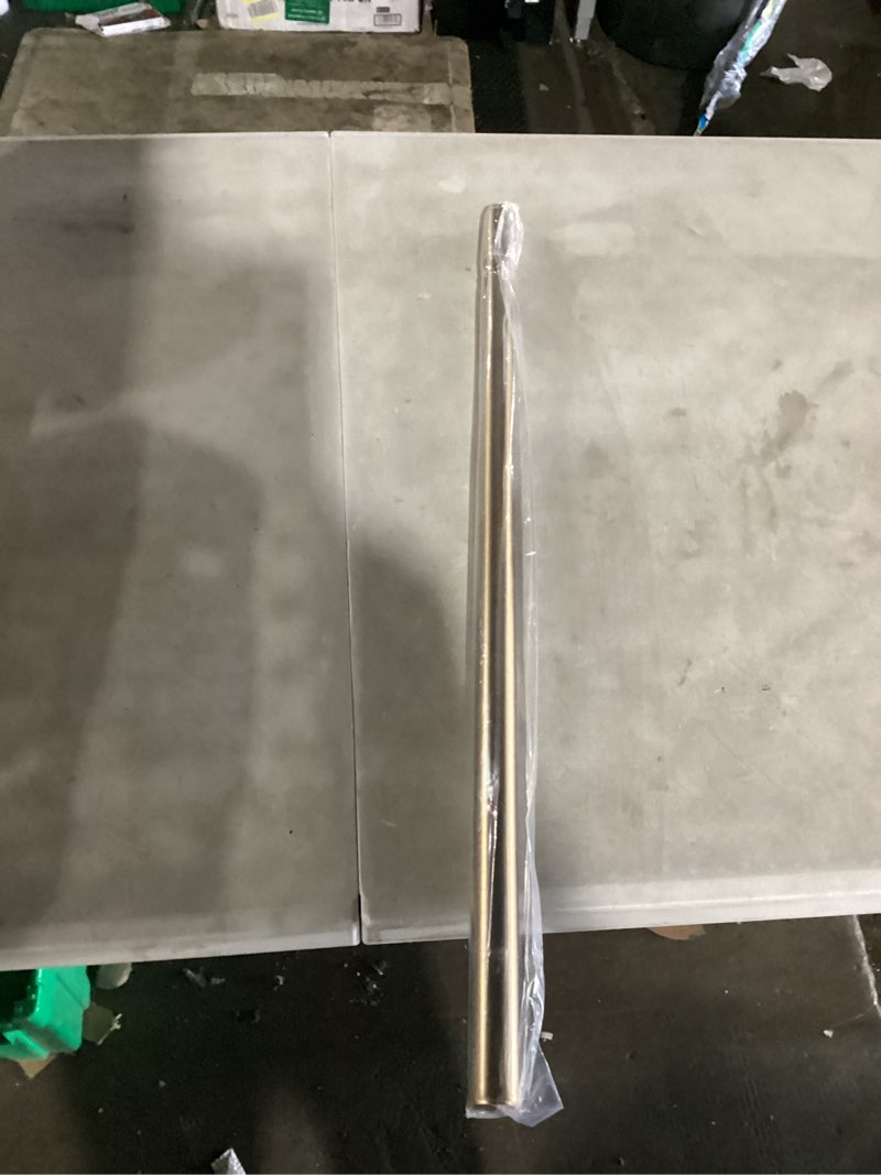 Condition photo showing Good Condition for ivilon drapery treatment window curtain rod - acrylic ball 1 inch pole. 28 to 48 inch. warm gold 28" to 48" warm gold
