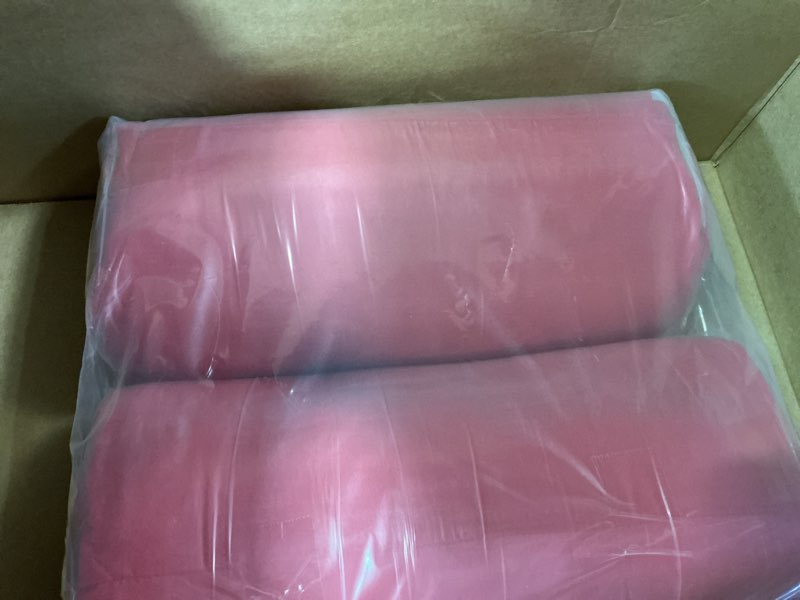 Condition photo showing Good Condition for kigley 2 pcs chaise lounge cushions, 78 x 22 x 4.7 inch outdoor lounge chair cushions with pocket, thick tufted patio recliner replacement with ties, fade resistant for pool furniture (red) 2 red