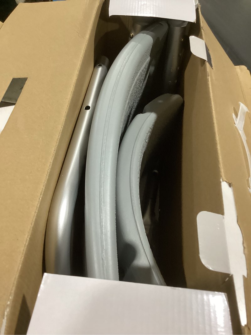 Condition photo showing Good Condition for Medline Bath Chair, Bench, Seat, Stool for Disabled, Seniors & Elderly Bathroom Transfer Inside Shower/Tub/Bathtub – 400 Lbs. Capacity, Gray