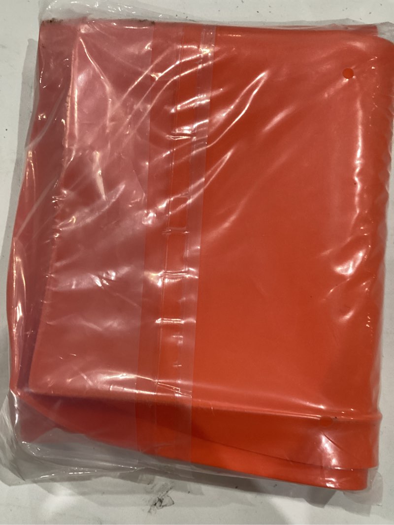 Condition photo showing New/Like New for 22" silicone griddle mat for blackstone 22 inch grill, heavy duty food grade silicone griddle cover, protect your grill from dirt & rust all year round orange 22 inch