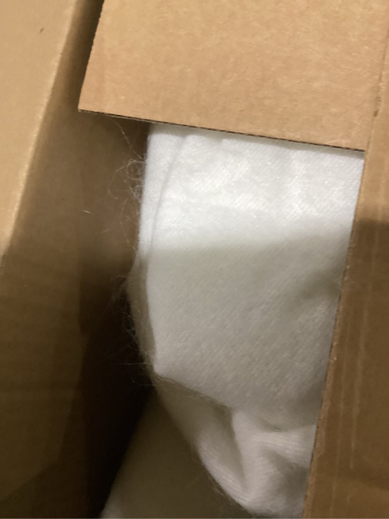 Condition photo showing Good Condition for fabricla faux fur fabric by the yard - artificial craft fur - 36" x 60" inch wide - fur fabric for craft supply, diy furry plush projects, sewing, decoration, upholstery, white, 1 yard 1 yard pre cut white