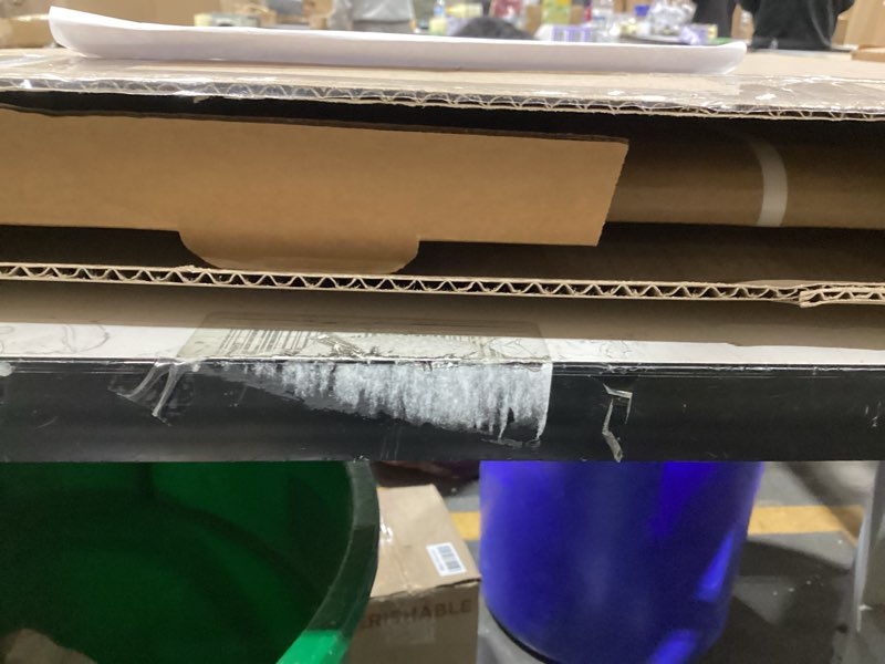 Condition photo showing Good Condition for Craig Frames 16x22 Picture Frame, Brown Barnwood, Arthur Series Rustic Wall Decor, 1 1/2 Inch Wide MDF Moulding, Plexiglass and Backing Included, Wall Display Frame for Art and Posters 16 x 22 Inch Brown Barnwood