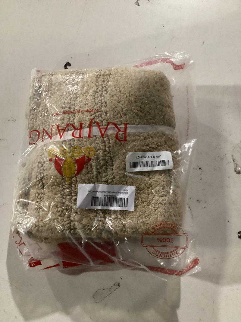 Condition photo showing Good Condition for RAJRANG Grey Woven Country Rustic Throw Blanket 100% Cotton Luxury Quality Sofa Couch Bed Throws Perfect for Indoor Outdoor 50x60 Inches Wild Dove Wild Dove Grey