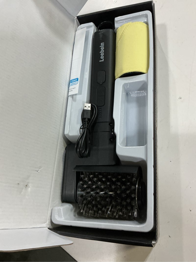 Condition photo showing Good Condition for Leebein Electric Grill Brush for Outdoor, 2026 Upgraded BBQ Grill Cleaner with 3 Heads, 3-Speed & An