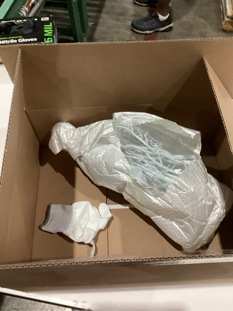 Condition photo showing As Is for tree centerpieces for weddings white 23in - decorative ornament display tree for tables, tree branches for decoration, artificial manzanita tree centerpiece for christmas birthday party decor 23in white