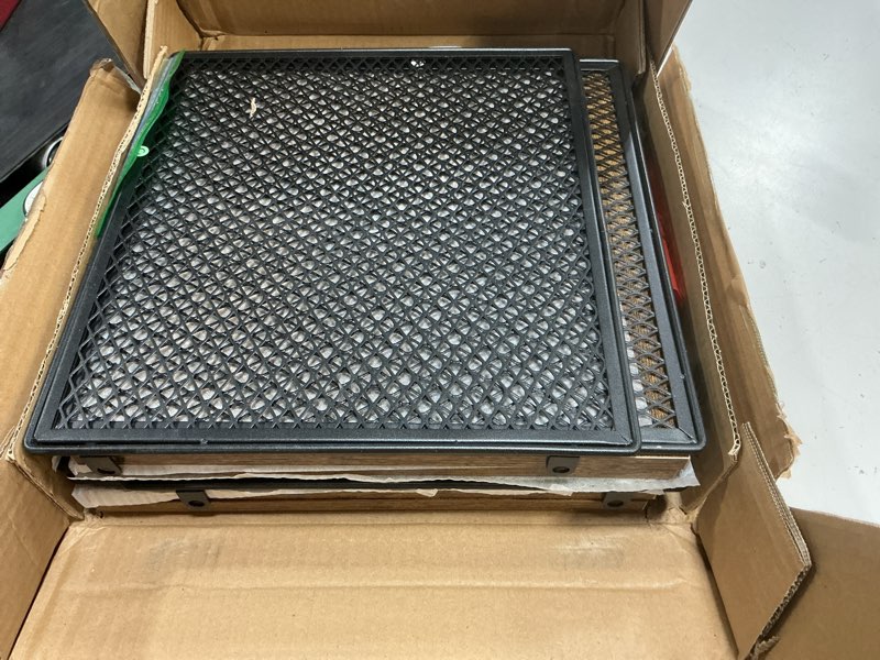 Condition photo showing Good Condition for loftey 2 pack vinyl record storage, 100-120 records vinyl crate, stackable record holder for 7"-12" records, cube storage box for book & toys, rustic brown rustic brown (2 pack)