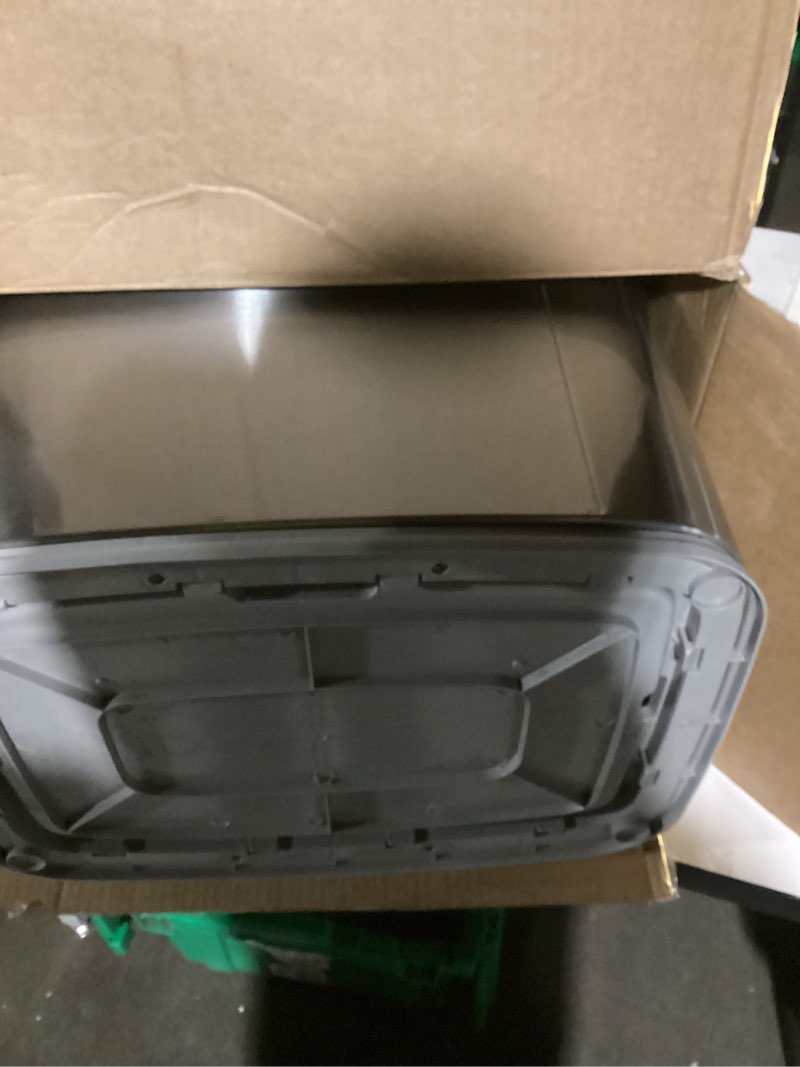 Condition photo showing Good Condition for Ninestars Automatic Touchless Motion Sensor Rectangular Trash Can 13.2 Gallons, 50L, Silver, 13 Gal. 50 L, Silver Trim