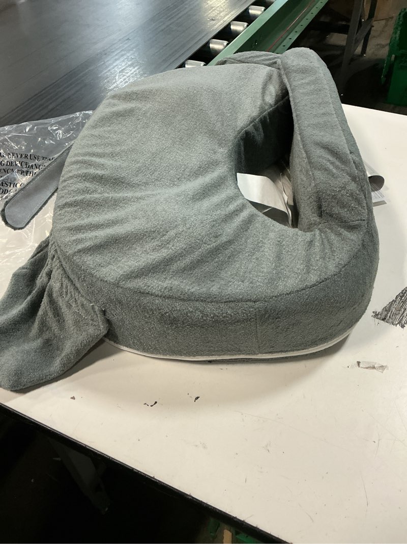 Condition photo showing Good Condition for my brest friend deluxe nursing pillow cover - slipcovers for baby - adjustable fit, easy care, durable - original nursing pillow not included, dark grey dark grey deluxe