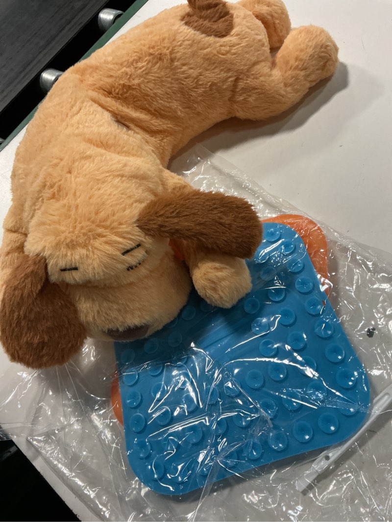 Condition photo showing New/Like New for heartbeat puppy for dogs, lick mats & treat ball– all-round calming kit for anxiety relief, sleep aid & behavior training, puppy essentials to keep them busy?4 pcs?