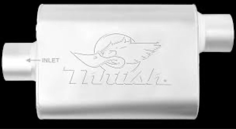 thrush 17650 welded muffler