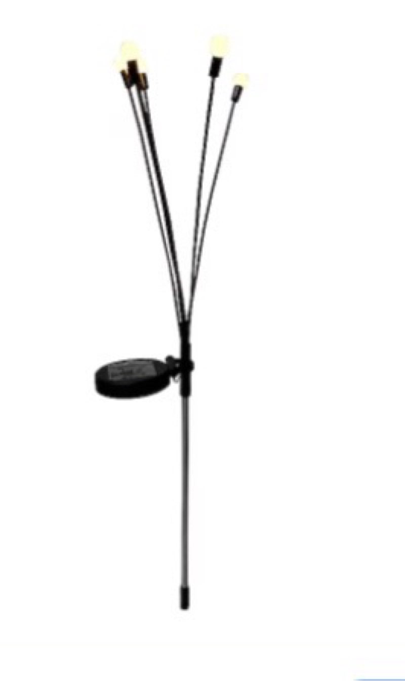 Harbor Breeze Firefly 0.24 -Watt Black Solar LED Outdoor Path Light ( 2700-K ) | SLS6BK