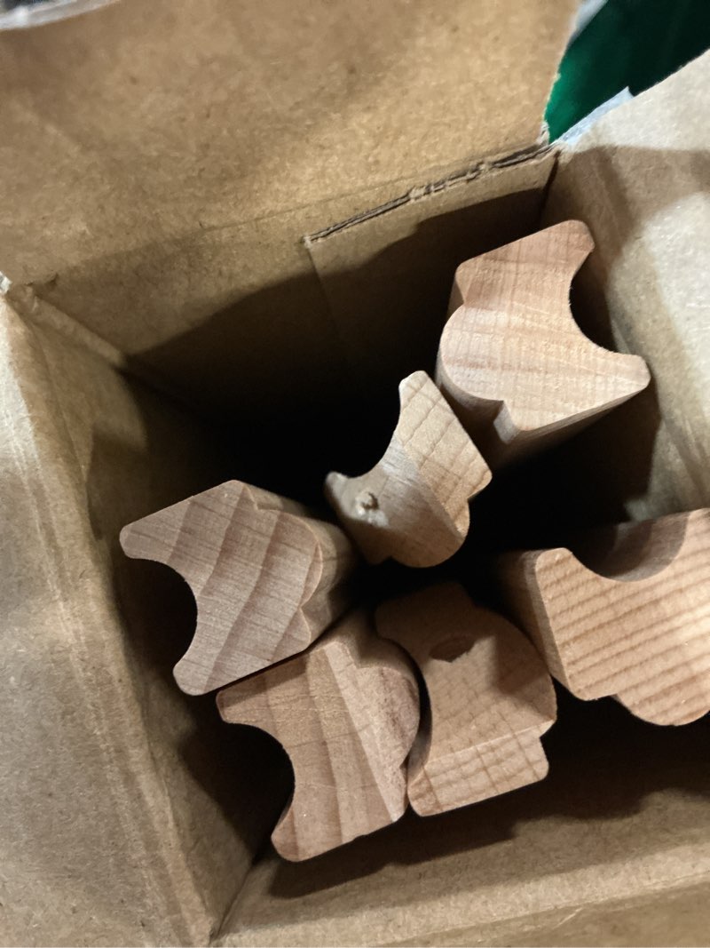 Condition photo showing As Is for meeden wood easel stand for display: wooden display tripod stand for posters pictures paintings - wedding decor holder for welcome sign natural color