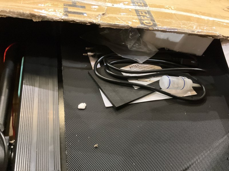 Condition photo showing As Is for Trygoal Treadmill with 12% 11-Level Auto Incline, Walking Pad with Handle Bar, 450 lbs Capacity, Und