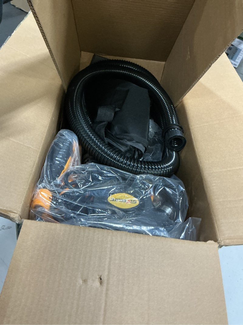 Condition photo showing New/Like New for GEVEELIFE Drywall Sander, 880W Popcorn Ceiling Removal Tool, Drywall Sander with Vacuum Dust Collector, 5 Variable Speed 1000-2100RPM, LED Light, Foldable & Extendable Handle, 12 Sanding Discs Orange