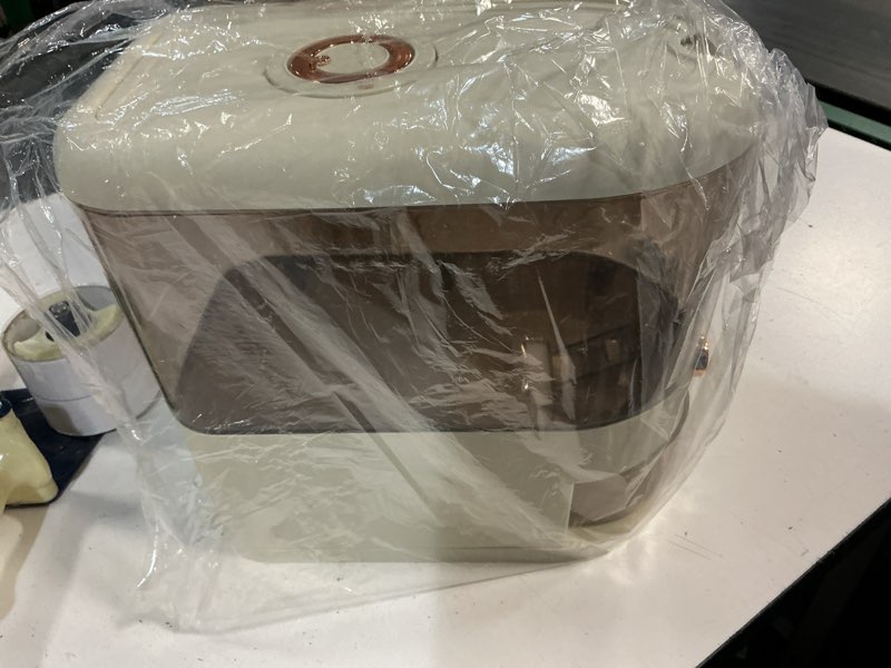 Condition photo showing New/Like New for peaoop 11lb rice dispenser, large grain container storage with lid measuring cylinder household cereal dispenser bucket for kitchen soybean corn(11lb)