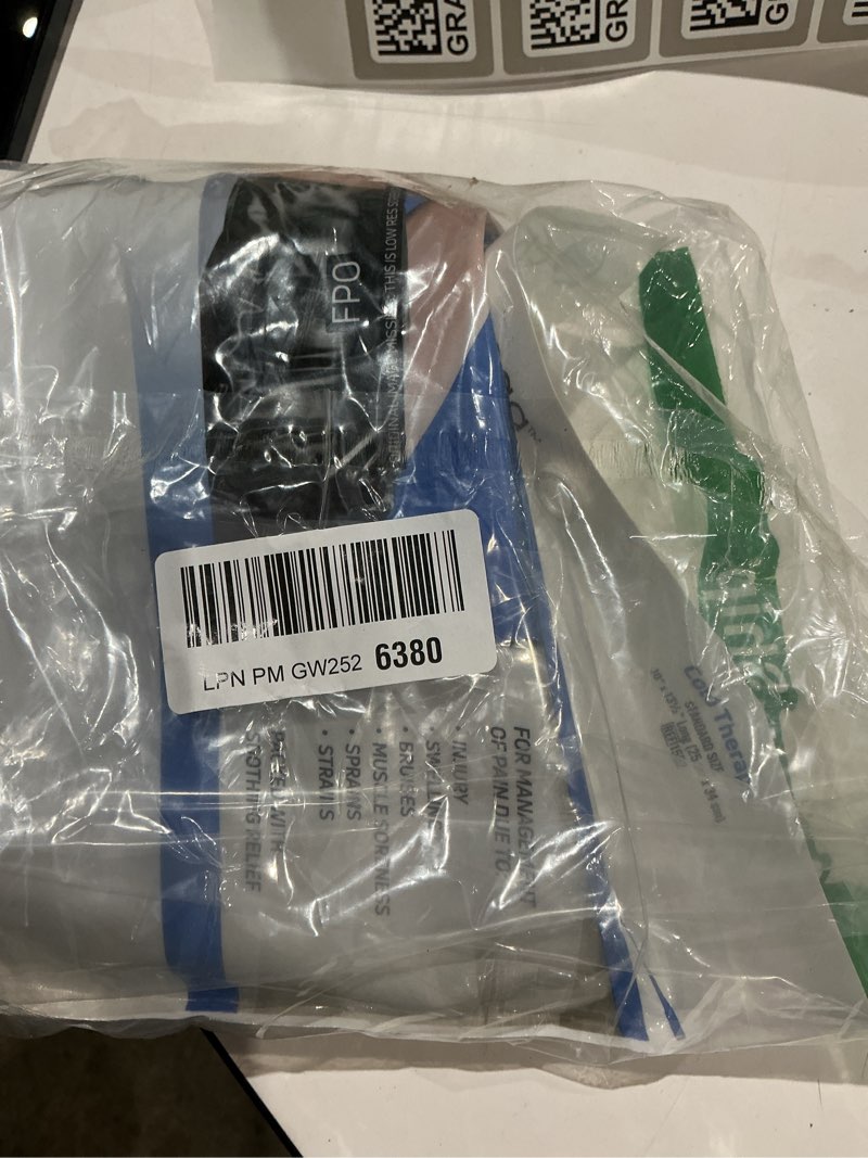 Condition photo showing As Is for chattanooga colpac - reusable gel ice pack - black polyurethane - standard - 10 in x 13.5 in - cold therapy - knee, arm, elbow, shoulder, back - aches, swelling, bruises, sprains, inflammation 10x13.5 inch (pack of 1)