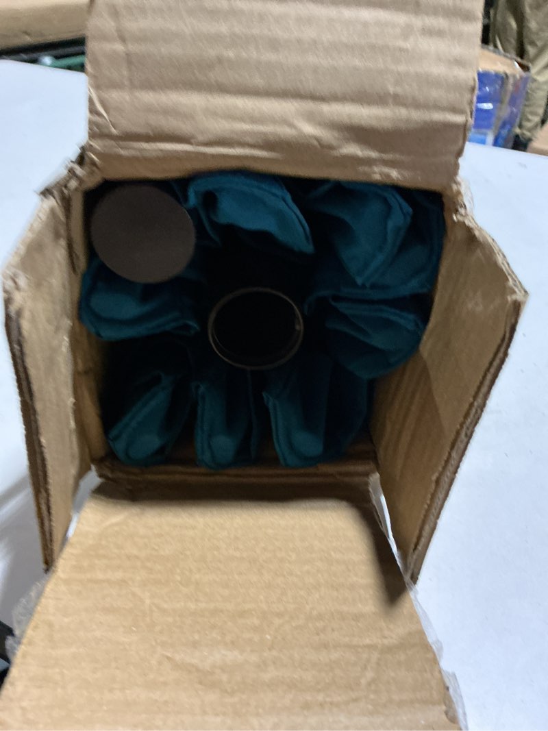 Condition photo showing Good Condition for blissun 9' outdoor patio umbrella, outdoor table umbrella, yard umbrella, market umbrella with 8 sturdy ribs, push button tilt and crank cerulean