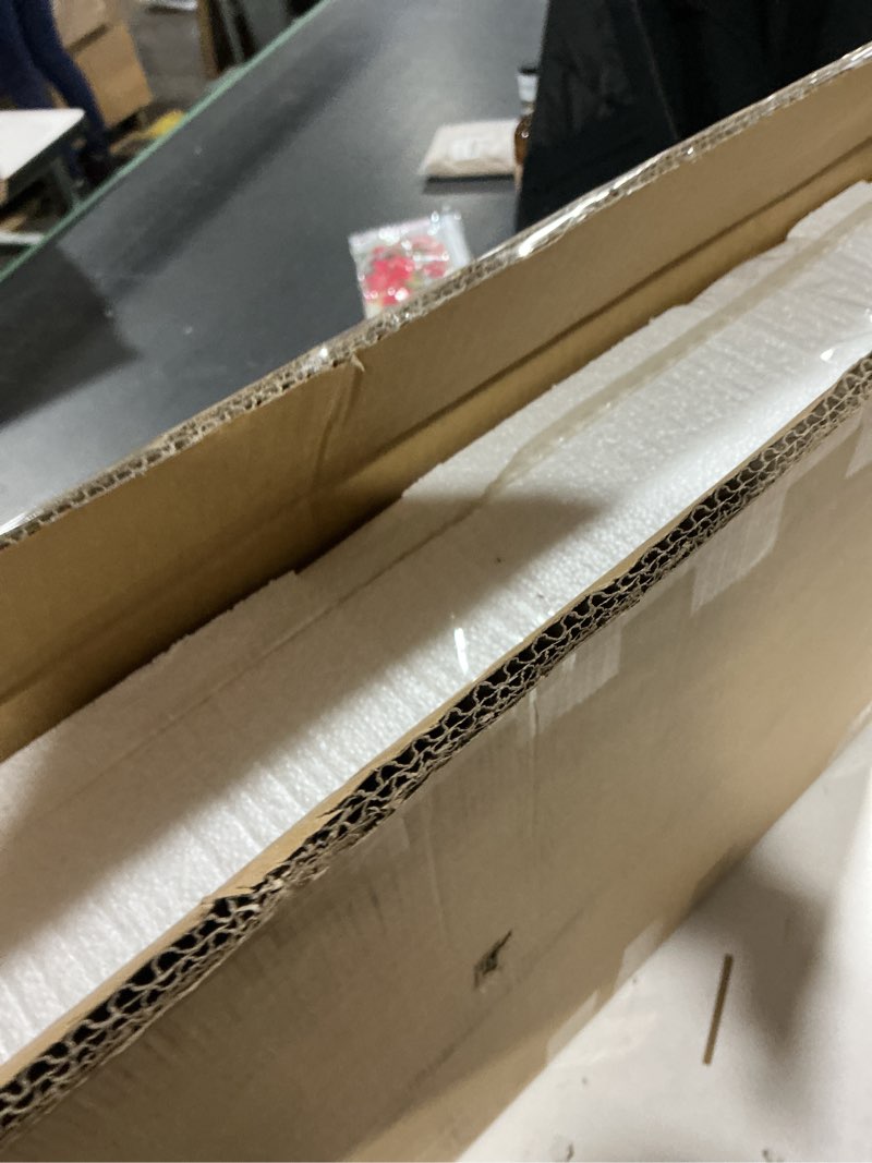 Condition photo showing As Is for Aluminum Sliding Window, Replacement Home Windows with Tempered Glass, Basement Ventilated Window for Shed/Bathroom/Kitchen/Bedroom/Living Room(White,32x14") 32x14" White