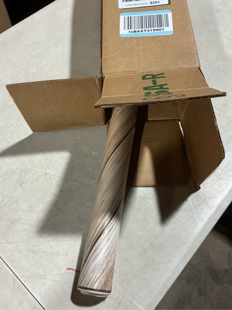 Condition photo showing As Is for d-c-fix Peel and Stick Contact Paper Chevron Wood Grain Self-Adhesive Film Waterproof & Removable Wallpaper Decorative Vinyl for Kitchen, Countertops, Cabinets 26.5" x 78.7" 26.5" x 78.7" Chevron