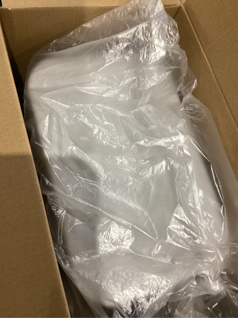 TIPGO Bathroom Trash Can with Lid, 4 Gallon / 15 Liter Small Garbage Can, Press Top Bin, Plastic Was