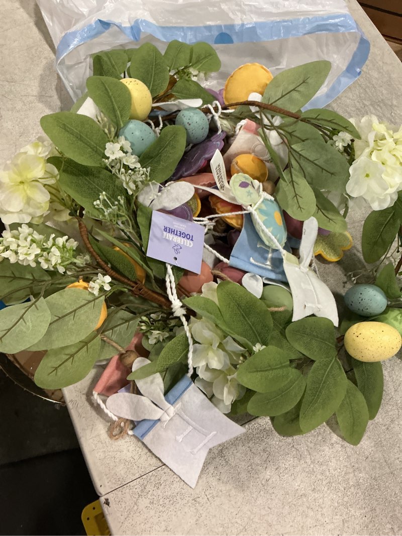 Condition photo showing As Is for celebrate together™ easter easter egg garland, available