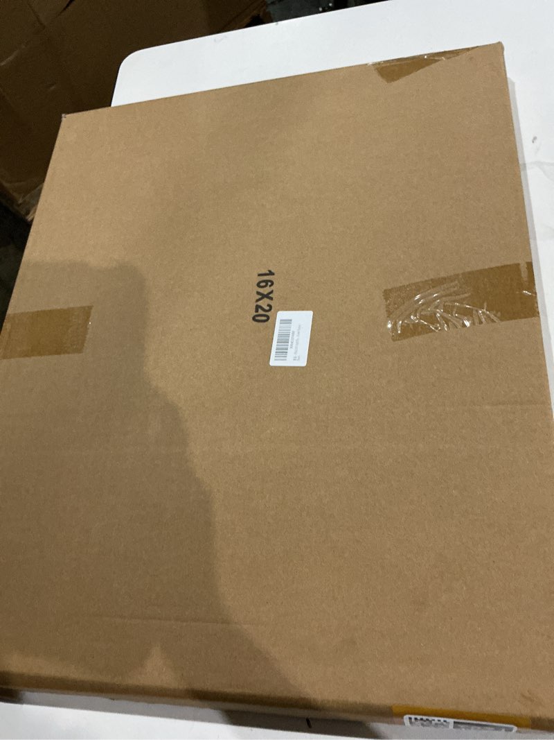 Condition photo showing Good Condition for pealsn 16x20 picture frame set of 2, display pictures 11 x 14 with mat or 16 x 20 without mat for wall mounting display, poster frames, black. black 16 x 20