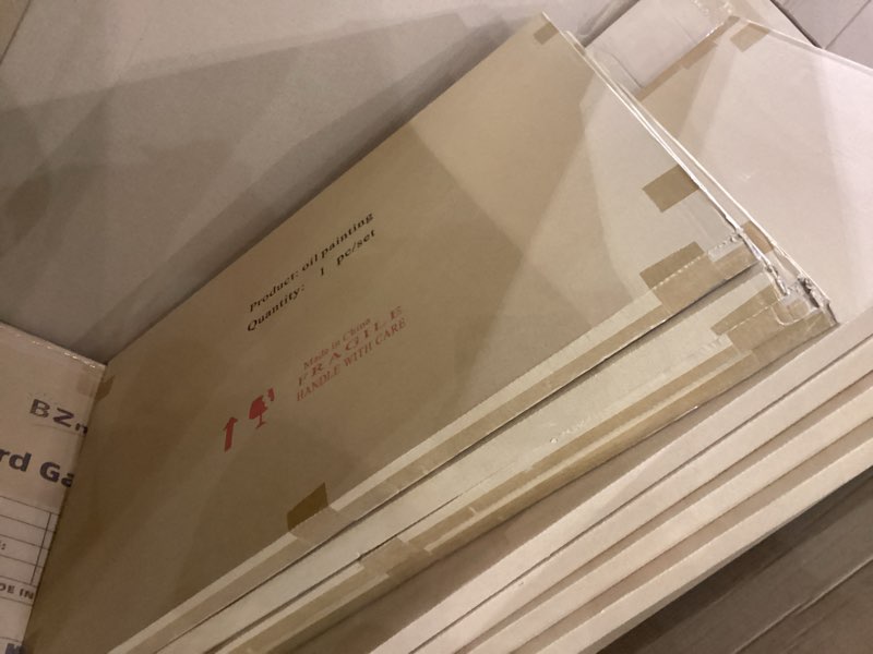 NANKAI Art Hand Painted Leaf Landscape Oil Painting Modern Abstract White Art Painting 24x48 inch Abstract Wall Art Deco Nkhb301