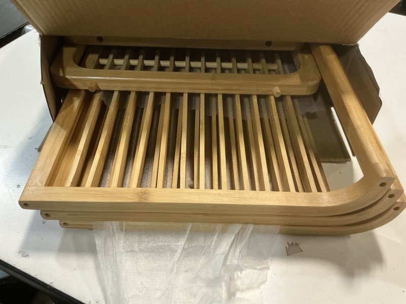 Condition photo showing Good Condition for oceanstar sr1231 3-tier bamboo shoe rack