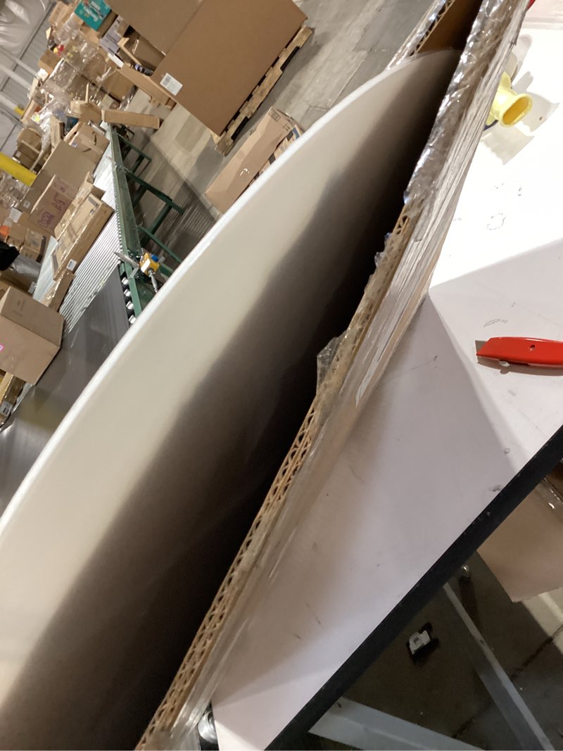 Condition photo showing As Is for Clear Acrylic Plexiglass Lucite Circle Round Disc Every Thickness and Diameter Available 1/8 Inch Thick 25 Inch Diameter