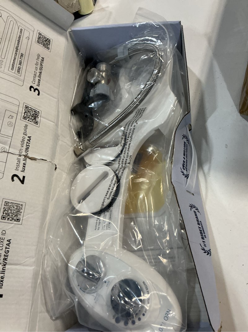 Condition photo showing Good Condition for LUXE Bidet NEO 120 - Single Nozzle, Self-Cleaning, Non-Electric Bidet Attachment for Toilet Seat, Adjustable Water Pressure, Rear Wash (White)