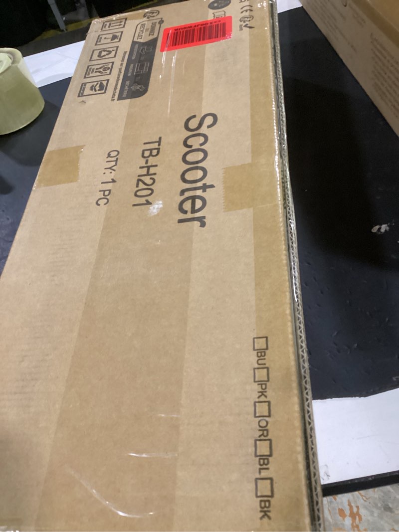 Condition photo showing New/Like New for scooter toys for kids ages 6-12/3-5, christmas birthday gifts for girls boys, easy folding kids scooter with 3 levels adjustable handlebar pink
